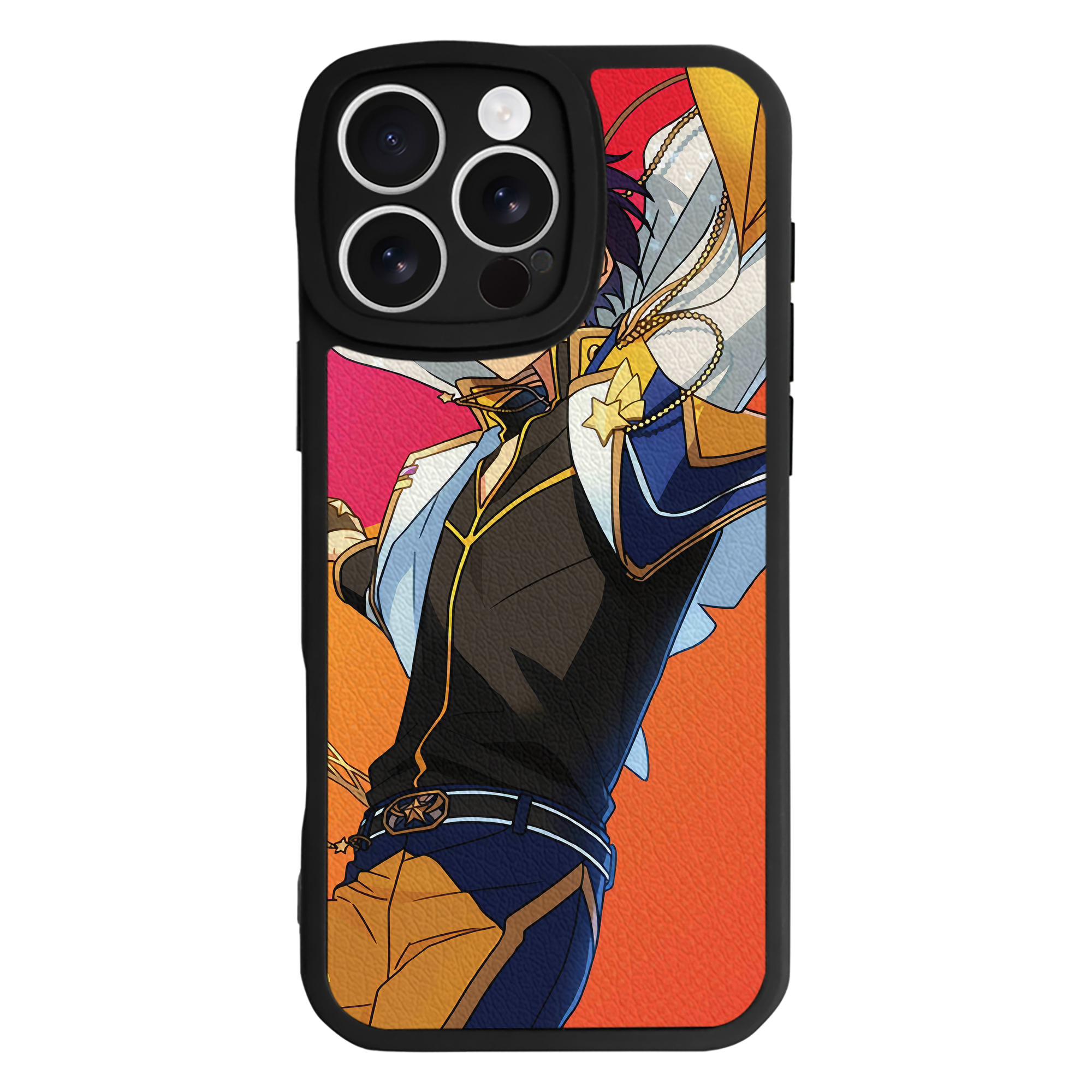 （画像用） あんさんぶるスターズ! Ensemble Stars 【iPhone 16シリーズ対応】シリコンスマホケース（レザー調） 材質：シリコン